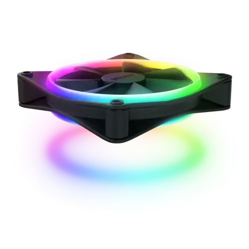 Кулер для корпуса ПК/ Case Cooler NZXT F120 RGB DUO Triple Pack (120x120x25mm, 4-pin PWM, RGB, 48.58CFM, 29dBA, 1800RPM, White, 3pcs)