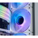 Кулер для корпуса/ Case Cooler JONSBO SL-120WR Reverse (120x120x25mm, 4-pin PWM, ARGB, 59.48CFM, 32.0dBA, 1500RPM, White)
