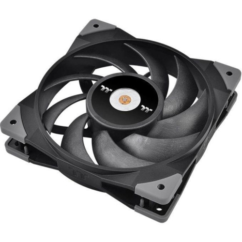 Вентилятор для корпуса Thermaltake Toughfan 12 120х120x25 черный 4-pin 22.3дБ (упак.:2шт) (CL-F082-PL12BL-A) Ret [CL-F082-PL12BL-A]