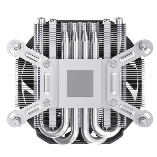 Кулер для процессора ПК/ CPU Cooler Foxline DB32A (125W, 4-pin PWM, 32mm, Al/Cu, 4x6mm, 1x90mm, 41.46CFM, 33dBA, 3400RPM, S: AM4/AM5, Black) Кулер для процессора ПК/ CPU Cooler Foxline DB32A (125W, 4-pin PWM, 32mm, Al/Cu, 4x6mm, 1x90mm, 41.46CFM, 33dBA, 3400RPM, S: AM4/AM5, Black)