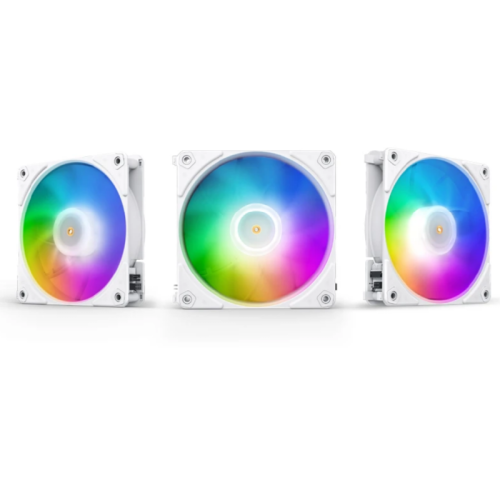 Кулер для корпуса/ Case Cooler JONSBO ZF-120W (120x120x25mm, 4-pin PWM, ARGB, 61.0CFM, 28.9dBA, 1500RPM, White, 3pcs) Кулер для корпуса/ Case Cooler JONSBO ZF-120W (120x120x25mm, 4-pin PWM, ARGB, 61.0CFM, 28.9dBA, 1500RPM, White, 3pcs)