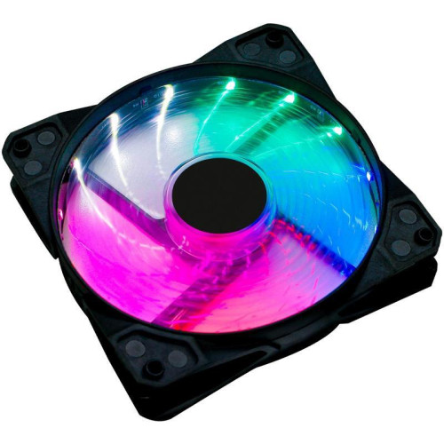 Вентилятор для корпуса Oklick OG-CF120RGB2-BK RGB 120х120x25 черный 3-pin 4-pin (Molex) 23дБ Ret [OG-CF120RGB2-BK]