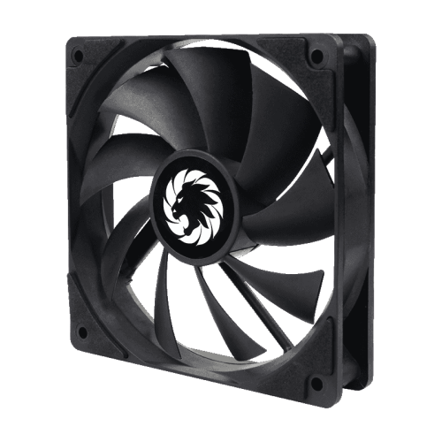 Кулер для корпуса ПК/ Gamemax GMX-WFBK-BK, 12CM black fan, black blade, 3pin+4Pin connector Кулер для корпуса ПК/ Gamemax GMX-WFBK-BK, 12CM black fan, black blade, 3pin+4Pin connector