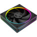 Кулер для корпуса/ Case Cooler ID-COOLING AF-127-ARGB-K (120x120x27mm, 4-pin PWM, ARGB, 78CFM, 29.9dBA, 2000RPM, Black)
