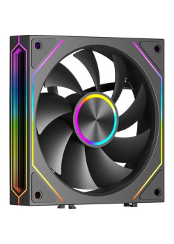 Вентилятор для корпуса PcCooler F3 X120 BK ARGB 120х120x25 черный 4-pin 28.4дБ (F3X120-BKAC012-GL) Ret