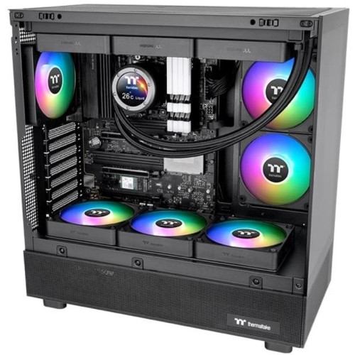 Вентилятор для корпуса Thermaltake CT120 EX Sync ARGB 120х120x25 черный 4-pin 28.5дБ (упак.:3шт) (CL-F181-PL12SW-A) Ret [CL-F181-PL12SW-A]