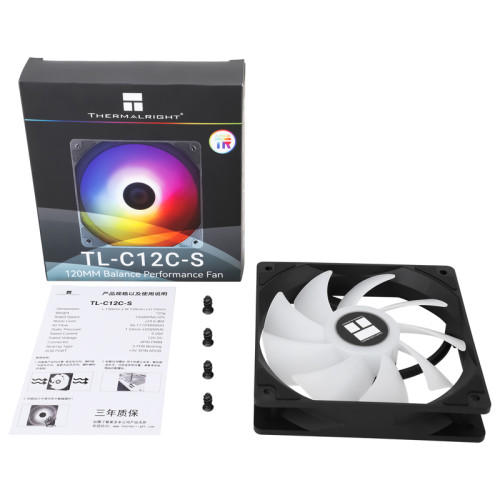 Кулер для корпуса/ Thermalright Case Cooler TL-C12C-S ARGB