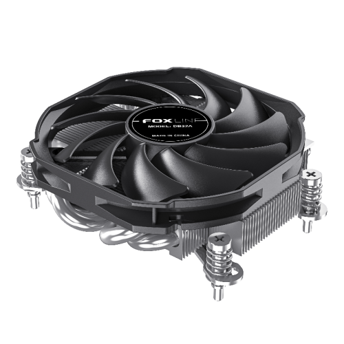 Кулер для процессора ПК/ CPU Cooler Foxline DB32A (125W, 4-pin PWM, 32mm, Al/Cu, 4x6mm, 1x90mm, 41.46CFM, 33dBA, 3400RPM, S: AM4/AM5, Black) Кулер для процессора ПК/ CPU Cooler Foxline DB32A (125W, 4-pin PWM, 32mm, Al/Cu, 4x6mm, 1x90mm, 41.46CFM, 33dBA, 3400RPM, S: AM4/AM5, Black)