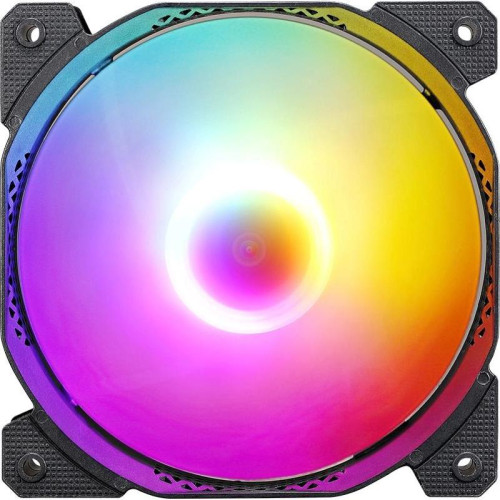 Вентилятор для корпуса Formula Cosmic 12BK FR RGB 120х120x25 черный 3-pin 4-pin (Molex) 22.3дБ Ret [COSMIC 12BK FR]