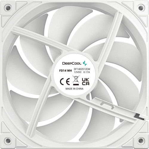 Вентилятор для корпуса Deepcool FD14 140х140x25 белый 4-pin 25.6дБ (R-FD14-WHNPN1-G) Ret [R-FD14-WHNPN1-G]