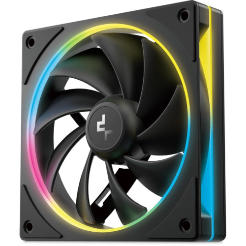 Вентилятор для корпуса Deepcool FL12 SE ARGB 120х120x25 черный 4-pin 28.67дБ (упак.:1шт) (R-FL12SE-BKAPN1-G) Ret
