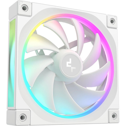 Вентилятор для корпуса Deepcool FL12 Wh ARGB 120х120x25 белый 4-pin 32дБ (R-FL12-WHAPN1-G) Ret