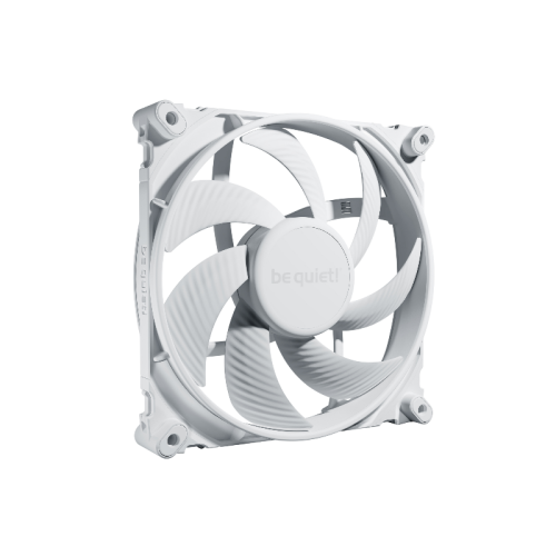 Кулер для корпуса/ Case Cooler be quiet! SILENT WINGS 4 140mm PWM White (140x140x25mm, 4-pin PWM, 51.3CFM, 13.6dBA, 1100RPM, White)