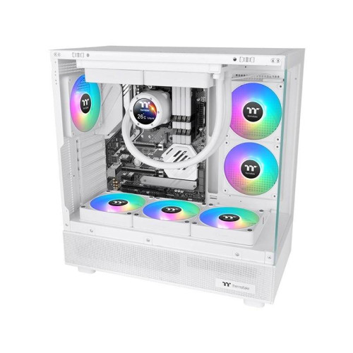 Вентилятор для корпуса Thermaltake CT120 EX Sync ARGB 120х120x25 белый 4-pin 28.5дБ (упак.:3шт) (CL-F190-PL12SW-A) Ret [CL-F190-PL12SW-A]