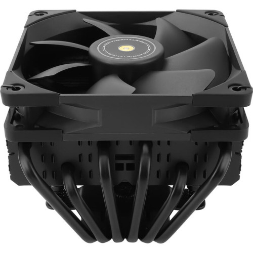 Кулер для процессора/ CPU Cooler Thermalright SI-100 Black (4-pin PWM, 74.8mm, Ni/Cu, 6x6mm, 1x120mm, 72.37CFM, 27.7dBA, 2000RPM, S: 1851/1700/1200/20XX/115X, AM5/AM4, black)