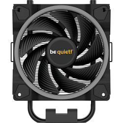 Кулер для процессора/ CPU Cooler be quiet! PURE ROCK 2 FX (150W, 4-pin PWM, 155mm, Al/Cu, 4x6mm, ARGB, 1x120mm, 42.6CFM, 24.4dBA, 2000RPM, S: 1700/1200/115X/2066/2011(-3) square ILM, AM5/AM4, black)