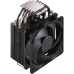 Кулер для процессора/ Cooler Master Hyper 212 Black Edition (150W, 4-pin, 158.8mm, tower, Al/Cu, fans: 1x120mm/42CFM/26dBA/2000rpm, 2066/2011-v3/2011/1366/115x/AM4/AM3+/AM3/AM2+/AM2/FM2+/FM2/FM1)