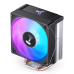 Кулер для процессора/ CPU Cooler JONSBO CR-1000E (210W, 4-pin PWM, 154mm, Al/Cu, 4x6mm, FRGB, 1x120mm, 59.48CFM, 32.0dBA, 1500RPM, S: 1700/1200/115X, Black)