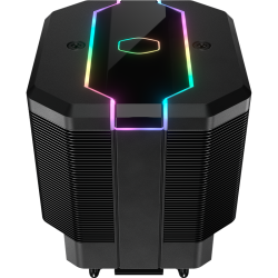 Кулер для процессора/ Cooler Master MasterAir MA620M (200W, 4-pin, 165mm, tower, Al/Cu, ARGB, fans: 1x120mm/57.3CFM/30dBA/2000rpm, 1200/115X/2066/2011-V3/2011/AM4/AM3/AM3+/AM2/AM2+/FM2/FM2+/FM1, ARGB Controller, 1700 not support)