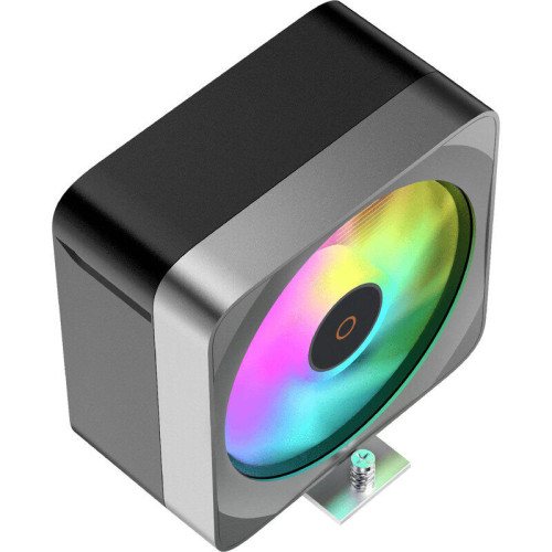 Кулер для процессора/ CPU Cooler Ocypus Delta A40 EX BK ARGB (200W, 4-pin PWM, 157mm, Al/Cu, 4x6mm, ARGB, 1x120mm, 60CFM, 31dBA, 1600RPM, S: 1851/1700/1200/115X, AM5/AM4, black)
