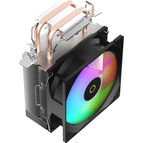 Кулер для процессора/ CPU Cooler Ocypus Gamma A20 BK ARGB (110W, 3-pin, 122.5mm, Al/Cu, 2x6mm, ARGB, 1x92mm, 32CFM, 21dBA, 1900RPM, S: 1851/1700/1200/115X, AM5/AM4, black)