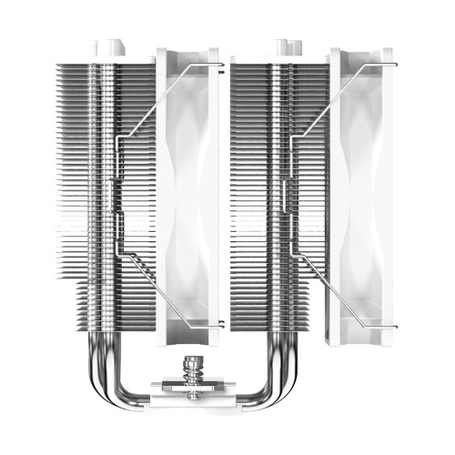 Кулер для процессора/ CPU Cooler ID-COOLING SE-55 ARGB SNOW (250W, 4-pin PWM, 153mm, Al/Cu, 6x6mm, ARGB, 2x120mm, 68.2CFM, 35.2dBA, 1500RPM, S: 1700/1200/115X, AM5/AM4, White)