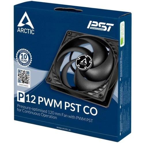 Вентилятор корпусной ARCTIC Cooling P12 PWM PST CO (black/black)  (ACFAN00121A) (701358)