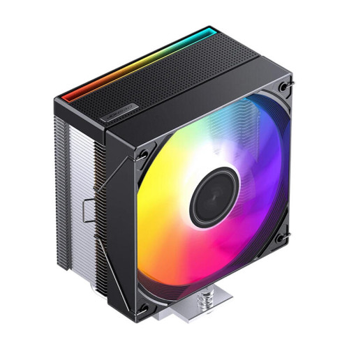 Кулер для процессора/ CPU Cooler JONSBO CB40 ARGB (225W, 4-pin PWM, 153.5mm, Al/Cu, 4x6mm, ARGB, 1x120mm, 77.07CFM, 35.4dBA, 1800RPM, S: 1851/1700/1200/115X, AM4/AM5 Black)