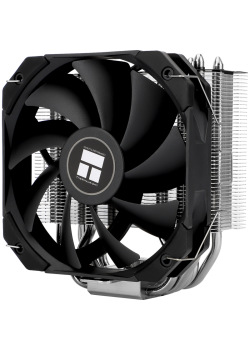 Кулер для процессора/ CPU Cooler Thermalright Assassin King 120 MINI V2 (4-pin PWM, 135mm, Al/Cu, 5x6mm, 1x120mm, 64.87CFM, 25.6dBA, 1500RPM, S: 1851/1700/1200/115X, AM5/AM4, black/silver)