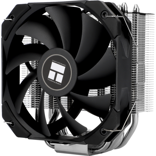 Кулер для процессора/ CPU Cooler Thermalright Assassin King 120 MINI V2 (4-pin PWM, 135mm, Al/Cu, 5x6mm, 1x120mm, 64.87CFM, 25.6dBA, 1500RPM, S: 1851/1700/1200/115X, AM5/AM4, black/silver)