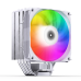 Кулер для процессора/ CPU Cooler JONSBO PISA A5 ARGB (265W, 4-pin PWM, 153mm, Al/Cu, 5x6mm, ARGB, 1x120mm, 81.27CFM, 36.8dBA, 1850RPM, S: 1851/1700/1200/115X, AM4/AM5 White)