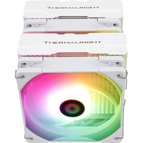 Кулер для процессора/ Кулер для процессора Thermalright Peerless Assassin 120 White ARGB, высота 157 мм, 1550 об/мин, 26 дБА, PWM, белый, ARBG подсветка Кулер для процессора/ Кулер для процессора Thermalright Peerless Assassin 120 White ARGB, высота 157 мм, 1550 об/мин, 26 дБА, PWM, белый, ARBG подсветка