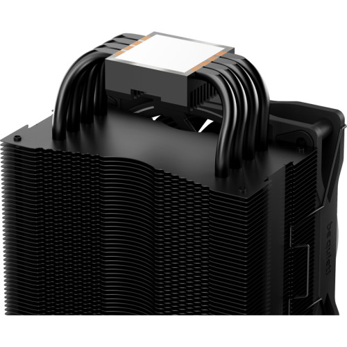 Кулер для процессора/ CPU Cooler be quiet! PURE ROCK 2 FX (150W, 4-pin PWM, 155mm, Al/Cu, 4x6mm, ARGB, 1x120mm, 42.6CFM, 24.4dBA, 2000RPM, S: 1700/1200/115X/2066/2011(-3) square ILM, AM5/AM4, black)