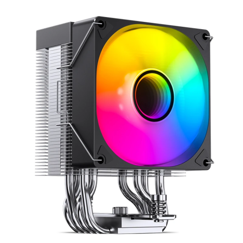 Кулер для процессора/ CPU Cooler JONSBO CR-1400 V2 ARGB (180W, 4-pin PWM, 133mm, Al/Cu, 4x6mm, ARGB, 1x92mm, 38.2CFM, 33.8dBA, 2200RPM, S: 1700/1200/115X, AM4/AM5 Black)