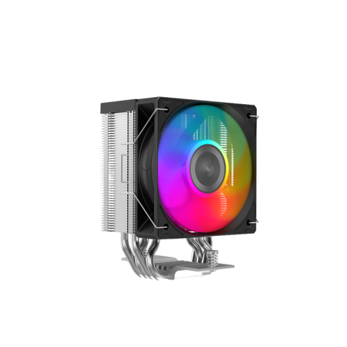Кулер для процессора/ CPU Cooler SAMA X40L (200W, 4-pin PWM, 133.5mm, 4x6mm, ARGB, 1x100mm, 50.1CFM, 35.2dBA, 2600RPM, S: 1851/1700/1200/115X, AM5/AM4, silver)