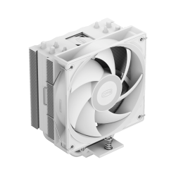 Кулер для процессора/ CPU Cooler PCCooler RT400 WH (235W, 4-pin PWM, 148mm, Al/Cu, 4x6mm, 1x120mm, 73.32CFM, 34.9dBA, 2200RPM, S: 115X/1200/1700/1851 , AMD AM4/AM5, white)