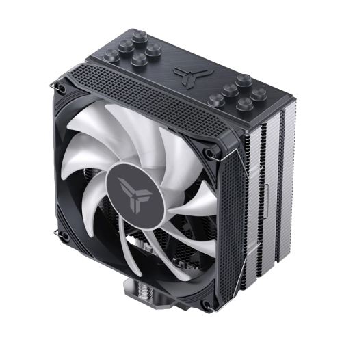 Кулер для процессора/ CPU Cooler JONSBO PISA A5 ARGB (265W, 4-pin PWM, 153mm, Al/Cu, 5x6mm, ARGB, 1x120mm, 81.27CFM, 36.8dBA, 1850RPM, S: 1851/1700/1200/115X, AM4/AM5 Grey)