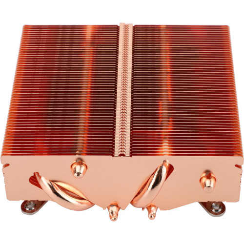 Кулер для процессора/ CPU Cooler Thermalright AXP-90 X53 Full (4-pin PWM, 38mm, Cu/Cu, 4x6mm, 1x92mm, 42.58CFM, 22.4dBA, 2700RPM, S: 1851/1700/1200/115X, AM5/AM4, orange, red)