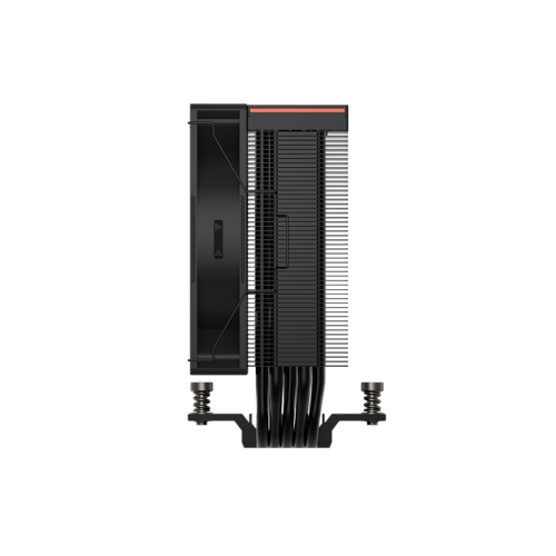 Кулер для процессора/ CPU Cooler PCCooler RT500 Digital ARGB BK (240W, 4-pin PWM, LED temp., 152mm, Al/Cu, 5x6mm, ARGB, 1x120mm, 73.32CFM, 34.9dBA, 2200RPM, S: 1851/1700/1200/115X, AM5/AM4, black)