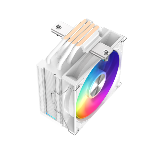 Кулер для процессора/ CPU Cooler SAMA A40L WH (240W, 4-pin PWM, 152mm, 4x6mm, ARGB, 1x120mm, 75.2CFM, 29dBA, 2200RPM, S: 1851/1700/1200/115X, AM5/AM4, white) Кулер для процессора/ CPU Cooler SAMA A40L WH (240W, 4-pin PWM, 152mm, 4x6mm, ARGB, 1x120mm, 75.2CFM, 29dBA, 2200RPM, S: 1851/1700/1200/115X, AM5/AM4, white)