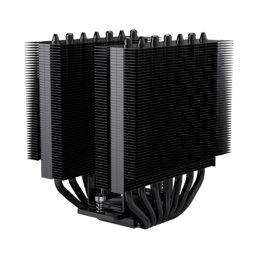 Кулер для процессора/ CPU Cooler PCCooler RT720 TC BK (270W, 4-pin PWM, 157.5mm, Al/Cu, 7x6mm, 2x120mm, 73.32CFM, 34.9dBA, 2200RPM, S: 1851/1700/1200/115X, AM5/AM4, black)