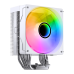 Кулер для процессора/ CPU Cooler JONSBO CR-1000 V3 PRO ARGB (230W, 4-pin PWM, 157mm, Al/Cu, 6x6mm, ARGB, 1x120mm, 70.8CFM, 33.2dBA, 1800RPM, S: 1851/1700/1200/115X, AM4/AM5 White)