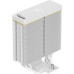 Кулер для процессора/ CPU Cooler Ocypus Iota A40 WH (220W, 4-pin PWM, LED temp., 156.7mm, Al/Cu, 4x6mm, 1x120mm, 77CFM, 29dBA, 2000RPM, S: 1851/1700/1200/115X, AM5/AM4, white)