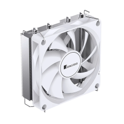 Кулер для процессора/ CPU Cooler JONSBO HP-400S (160W, 4-pin PWM, 36.7mm, Al/Cu, 4x6mm, 1x90mm, 38.18CFM, 34.0dBA, 2800RPM, S: 1700/1200/115X, AM4/AM5 White)