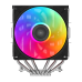 Кулер для процессора/ CPU Cooler SAMA A60L (265W, 4-pin PWM, 156.5mm, 6x6mm, ARGB, 2x120mm, 78CFM, 29dBA, 2200RPM, S: 1851/1700/1200/115X, AM5/AM4, silver)