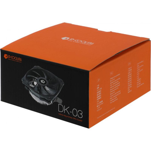 Кулер ID-Cooling DK-03 Soc-AM5/AM4/1200/1700/1851 черный 3-pin 26dB Al 100W 250gr Ret [DK-03]