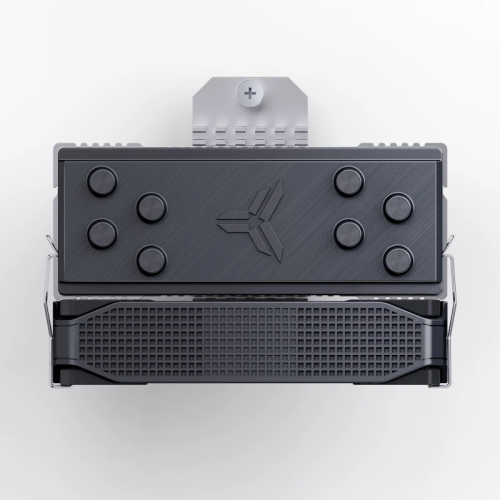 Кулер для процессора/ CPU Cooler JONSBO PISA A4 (250W, 4-pin PWM, 153mm, Al/Cu, 4x6mm, 1x120mm, 81.27CFM, 36.8dBA, 1850RPM, S: 1851/1700/1200/115X/2011, AM4/AM5 Grey)