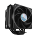 Кулер для процессора/ Cooler Master MasterAir MA612 Stealth (220W, 4-pin, 158mm, tower, Al/Cu/Ni, fans: 2x120mm/62CFM/27dBA/1800rpm, 1700/1200/115X/2066/2011-V3/2011/AM5/AM4/AM3/AM3+/AM2/AM2+/FM2/FM2+/FM1)