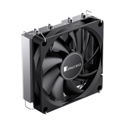 Кулер для процессора/ CPU Cooler JONSBO HP-400S (160W, 4-pin PWM, 36.7mm, Al/Cu, 4x6mm, 1x90mm, 38.18CFM, 34.0dBA, 2800RPM, S: 1700/1200/115X, AM4/AM5 Black)