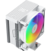 Кулер для процессора/ CPU Cooler Ocypus Gamma A40 WH ARGB Digital (200W, 4-pin PWM, LED temp., 133mm, Al/Cu, 4x6mm, ARGB, 1x100mm, 41CFM, 29.5dBA, 2400RPM, S: 1851/1700/1200/115X, AM5/AM4, white)